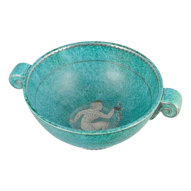 Vintage Art Deco Bowl by Wilhelm Kåge for Gustavsberg, 1940s For Sale