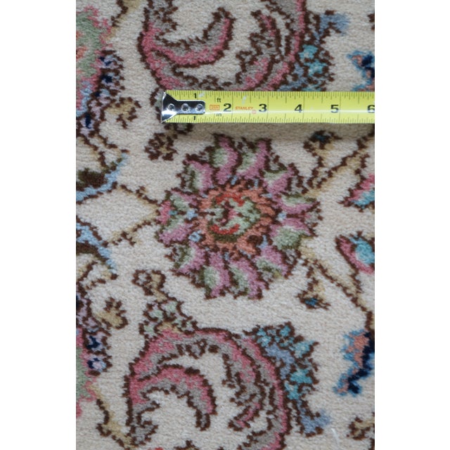 Karastan 100% Wool Floral Palmette Animal 738 Area Rug Carpet Mat 4' X 6' For Sale - Image 12 of 13