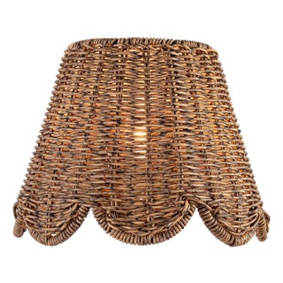 Kismet Scalloped Sconce, Polished Nickel For Sale