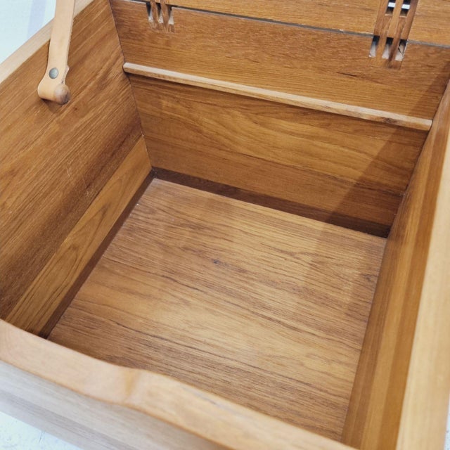Danish Teak Side Table and Storage Box from Salin Mobler, 1960s For Sale - Image 10 of 18