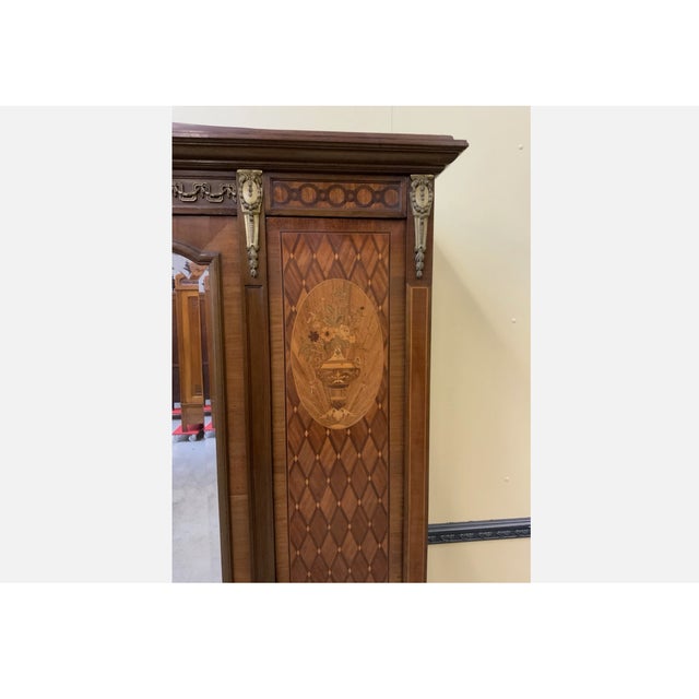 Antique Art Nouveau Linen or Crockery Cupboard, 1910 For Sale - Image 4 of 14