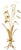 Hollywood Regency Gold Leaf Floor Lamp by Hans Kögl For Sale