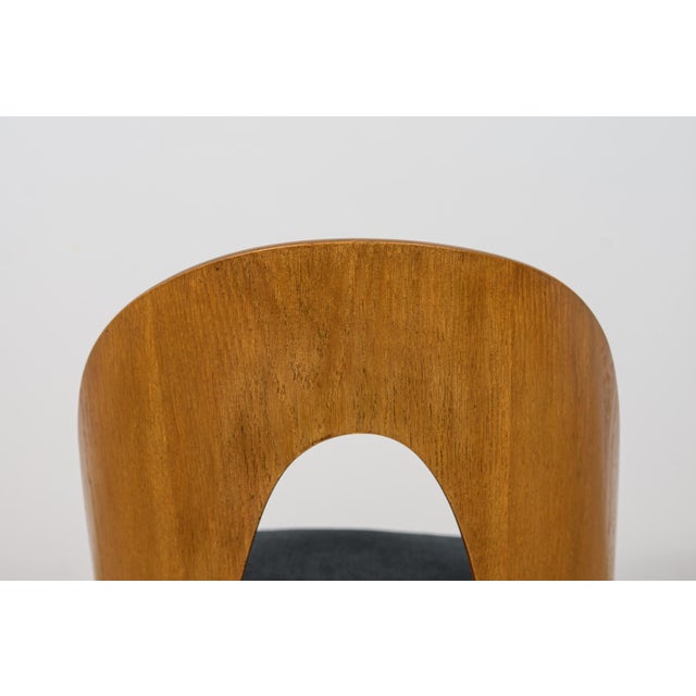 Mid-Century Oak Dining Chairs by Antonín Šuman for Tatra Nábytok, Czechoslovakia, 1960s, Set of 6 For Sale - Image 13 of 18