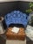 Super cute cast iron garden bench. Super sturdy and weighing over 100lbs this bench will last generations. Painted a light...