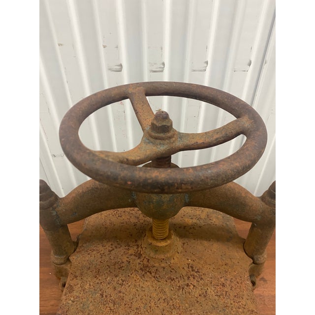 Copper Middle 20 Century Book Press . For Sale - Image 8 of 12