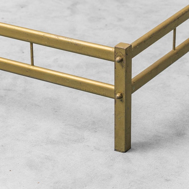 1970s Double Bed in Brass and Metal, 1970s For Sale - Image 5 of 8