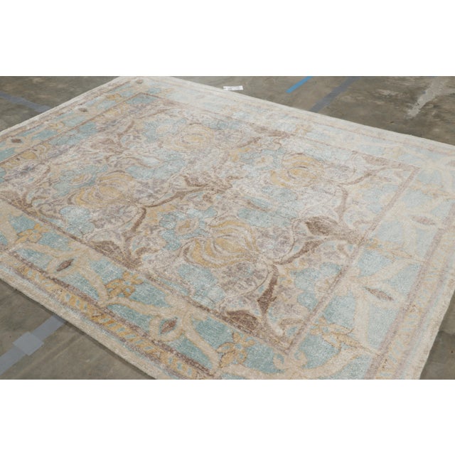 Made with a thick, luxurious blend of hand-knotted silk, 8x10 rug is a contemporary reimagining of celebrated vintage and...
