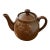Mid 20th Century American Brown Betty Redware Teapot For Sale