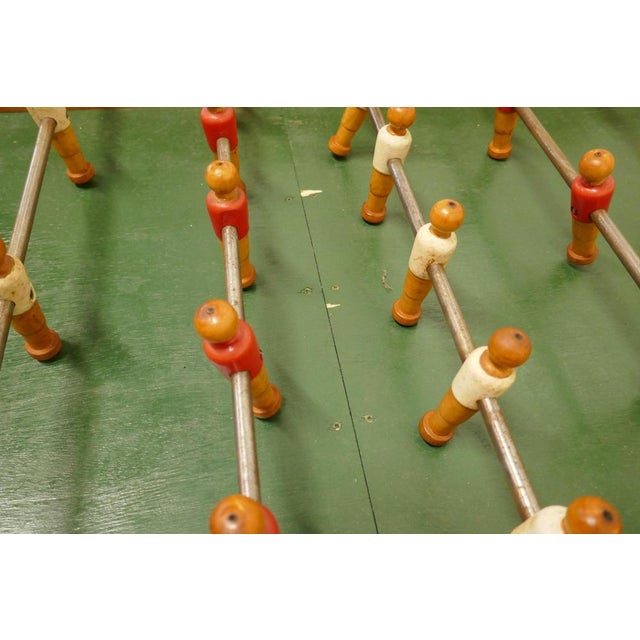 French Wooden Table Top Football Game, 1930 For Sale - Image 4 of 9