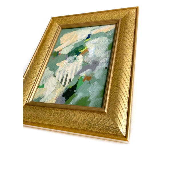 Abstract Expressionism "Perfect Temperature" Pair of 2026 Framed Mini Paintings by Jessalin Beutler For Sale - Image 3 of 8