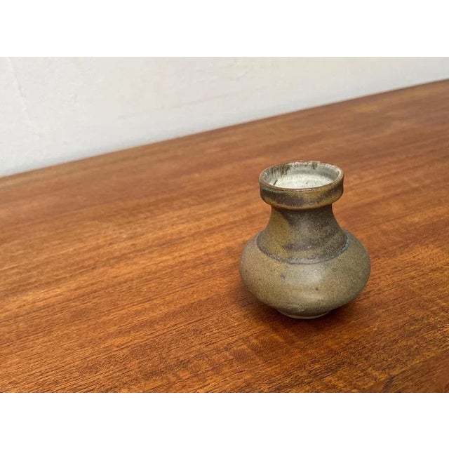 Small Mid-Century German Studio Pottery Vase by Liebfriede Bernstiel, 1960s For Sale - Image 4 of 12