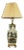 Remington Asian Pottery Brass Base Table Lamp For Sale