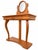Cherrywood Console Dressing Table with Adjustable Oval Mirror, 1970s For Sale - Image 3 of 11