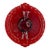 Hocking Old Cafe Royal Ruby Bowl W/ Tab Handles; C. 1938; 8 3/4 Inches For Sale