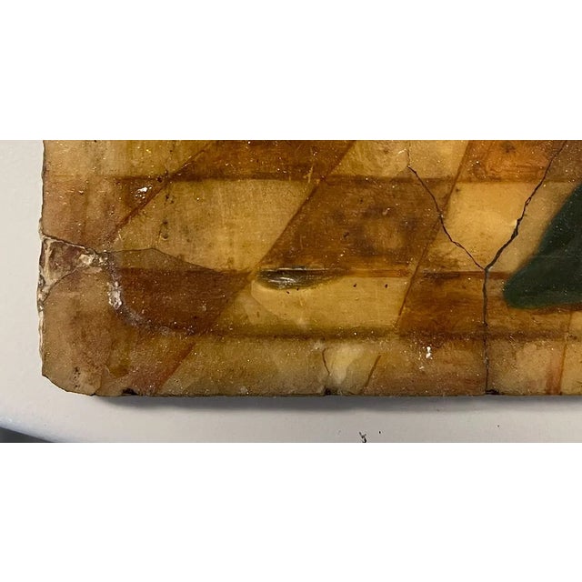 17th Century Annunciation Painting in Elaborate Giltwood Baroque Frame For Sale - Image 15 of 18