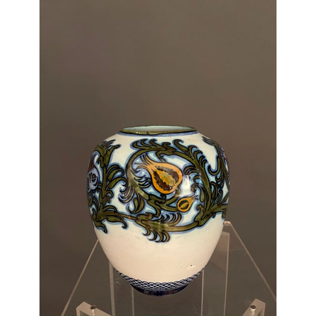 Glazed Ceramic Vase by Pietro Melandri & Paolo Zoli for La Faiance, 1900s For Sale - Image 6 of 10