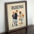1977 Norman Rockwell Framed Needlepoint For Sale - Image 4 of 9