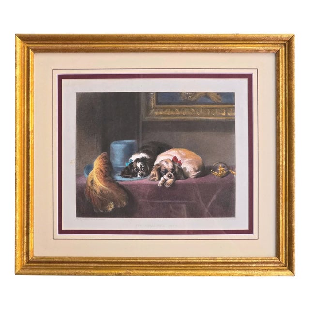Sir Edwin Henry Landseer, Cavalier King Charles Spaniel, 1800s, Etching For Sale