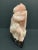 Stone Late 20th Century Chinese Art Large Carved Solid Rose Quartz Stone With Wooden Stand For Sale - Image 7 of 13