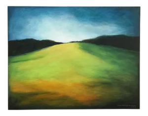 "Toward the Crest" California Landscape Painting by June Parrish Cookson