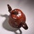 Brown Vintage Chinese Yixing Zisha Clay Teapot - Organic Gourd Shape With Relief Vines & Fruit For Sale - Image 8 of 9