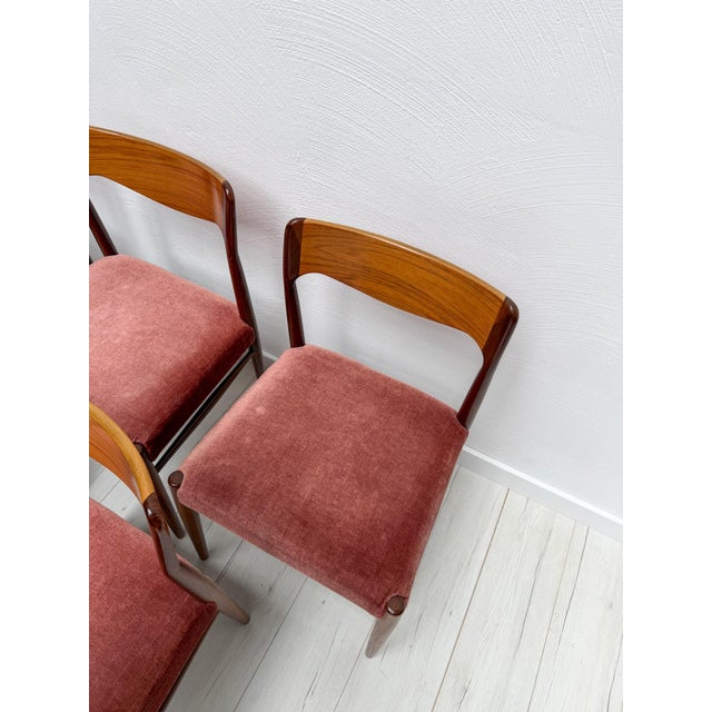 Brown Mid-Century Danish Dining Chairs in Teak, 1960s, Set of 6 For Sale - Image 8 of 11