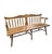 Beautiful Vintage Rockingham Maple Colonial Cattail Deacon's Bench Farmhouse Excellent condition for its age. Light wear...