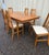 Wood 1960s Young Manufacturing Dining Table With 6 Chairs For Sale - Image 7 of 15