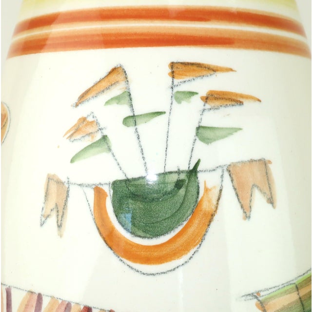Elc Du Nord Ceramic Mid-Century Modern Table Lamps With Ship Motif, a Pair For Sale In Atlanta - Image 6 of 11