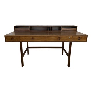 Mid 20th Century Signed Peter Lovig Nielsen Flip-Top Executive Desk For Sale