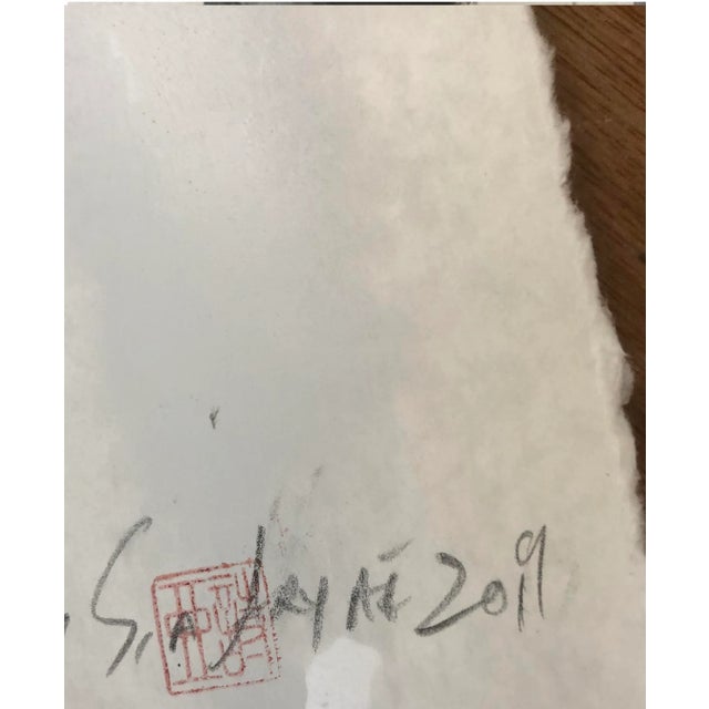 Contemporary Static 247 Shades of Gray Original Painting For Sale - Image 3 of 5