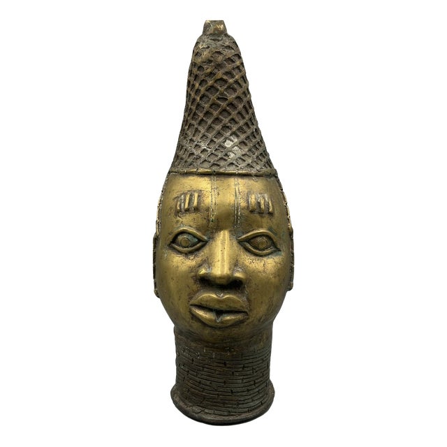 Antique Yoruba Ife Bronze Bust from a Museum Collection, Nigeria (Kotalla TL Analysis) For Sale