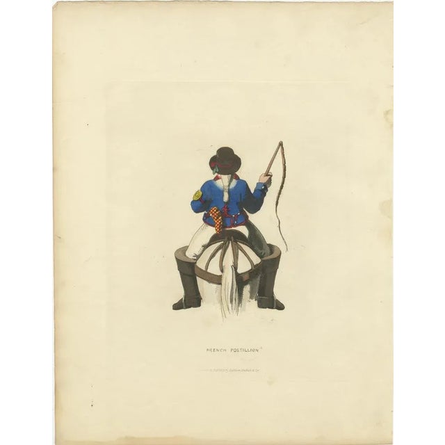 R. Bridgens, French Costumes and Trades, 1835, Coloured Prints, Set of 3 For Sale - Image 3 of 10