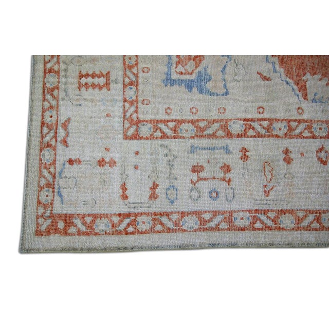 Oriental Hand Knotted Rug Turkish Antique Look Oushak 9' x 12'1" Explore a curated collection of hallway runners, wool...