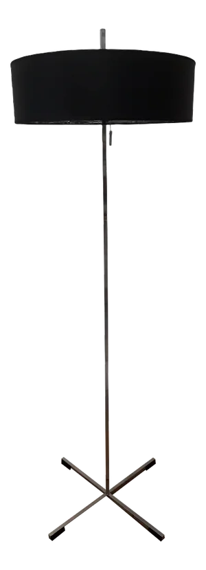 Vintage Chrome Floor Lamp
