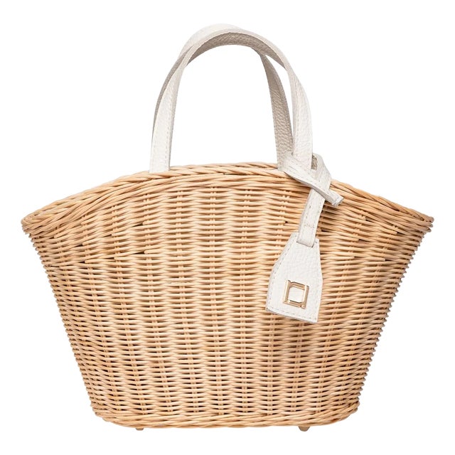 Rafe Lauren Wicker Tote For Sale
