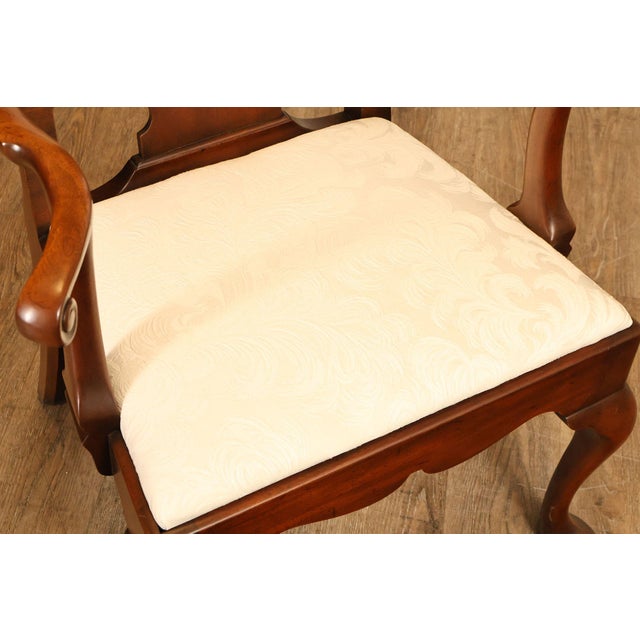 Kittinger Colonial Williamsburg Pair of Mahogany Armchairs CW 151 For Sale - Image 9 of 18