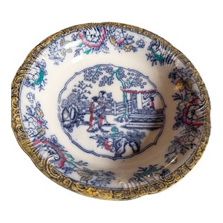 Antique William Adams "Chinese Ching" Vegetable Serving Bowl For Sale
