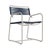 Brown Jordan Walter Lamb Aluminum Arm Chair, Dove frame with Marine fabric For Sale - Image 13 of 13