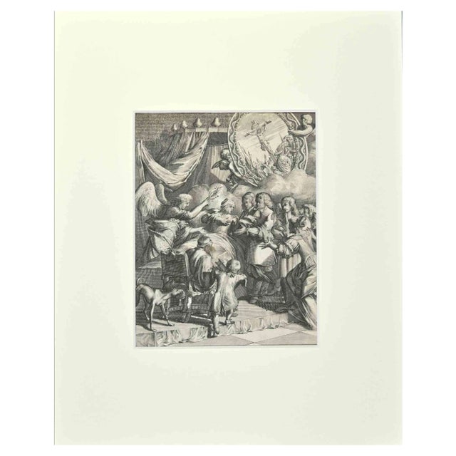 Romeyn de Hooghe, La Manière de se Bien Preparer à La Mort, Etching, 1700 For Sale