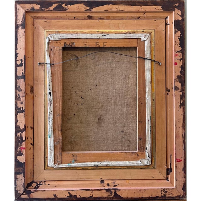 Red Henri d'Anty, French Modernist Oil Painting Expressionist Village Farm Landscape Ecole Paris For Sale - Image 8 of 8