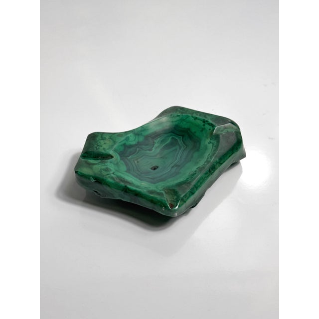 Italian Malachite Ashtray, 1960s For Sale - Image 4 of 6