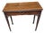 Antique English Oak Fold Over Writing Game Table Desk Drawer Edwardian c.1900 For Sale