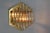 Hollywood Regency Luxury Wall Lamp Gold-plated brass, cut crystal glass rods Made by Honsel Height 32.5 cm, Width 28 cm,...