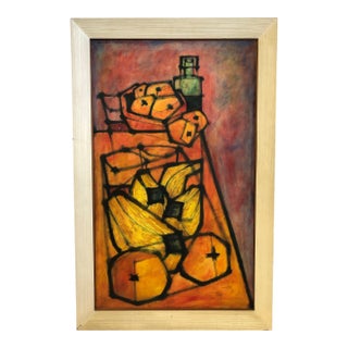 Original Cubist Painting by Carlos Marin For Sale