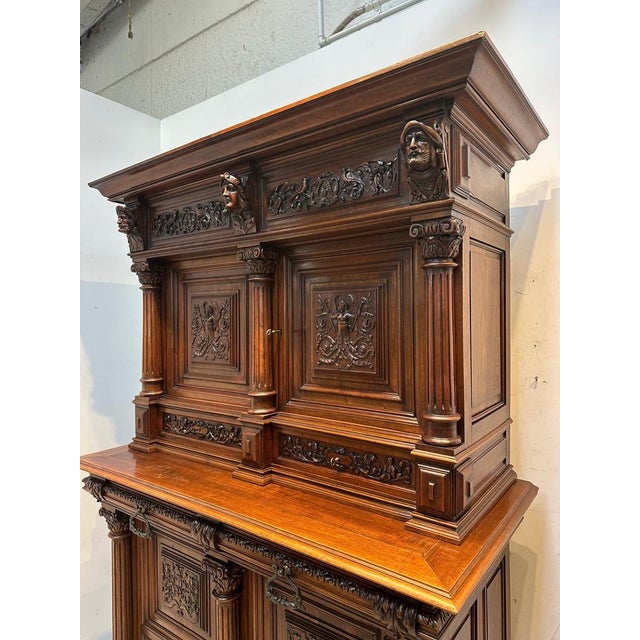 Antique Renaissance Revival Cabinet For Sale - Image 3 of 7