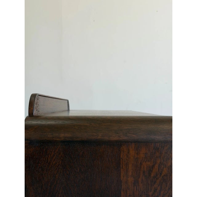 1940s Art Deco Waterfall Cabinet For Sale - Image 15 of 18