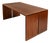 Substantial 6 Foot MCM Modernist Handmade Minimalist Custom-Made Studio / Gallery Dining Table in Walnut, Usa, C. 1980s For Sale