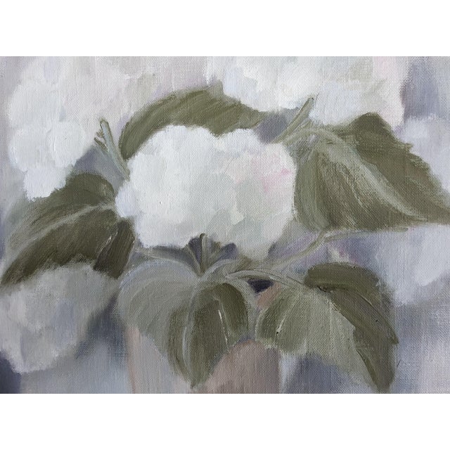 This original elegant floral oil painting on canvas was painted by the Swedish artist Paula Wilson (1913-1995). Painted...