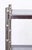 Chrome Hollywood Regency Faux Bamboo Five Shelf Étagère For Sale - Image 9 of 11